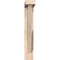 Ekena Millwork Traditional Block Smooth Bracket w/ Offset Brace, Douglas Fir, 3 1/2"W x 18"D x 22"H BKT0402X18X22TRA05SDF - alternate 4